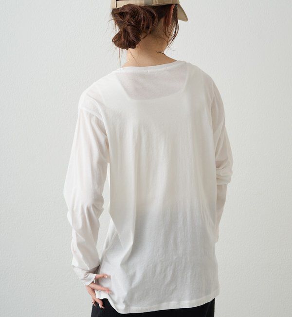  「【春カラーで登場！】コットンシアーカットソー」|Tシャツ・カットソー|