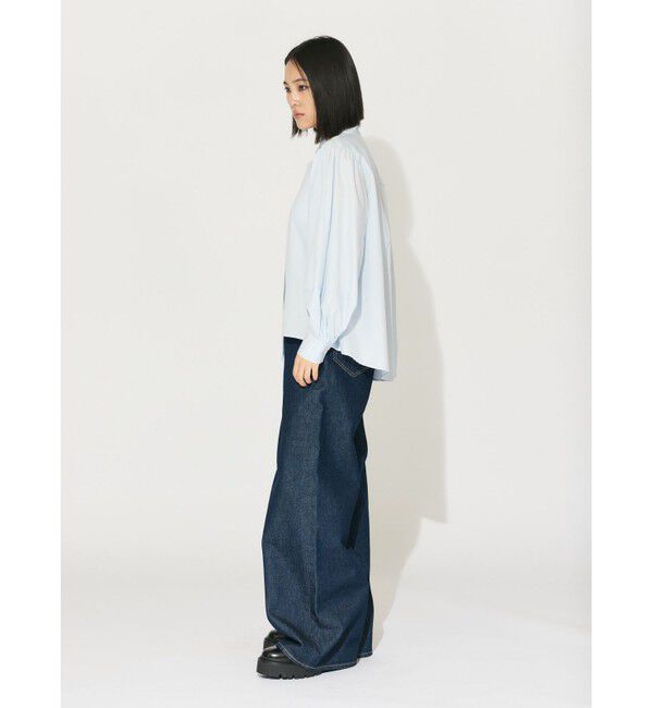 MIDIUMISOLID「MIDIUMISOLID for Ladies リボンタイシャツ」|シャツ・ブラウス|