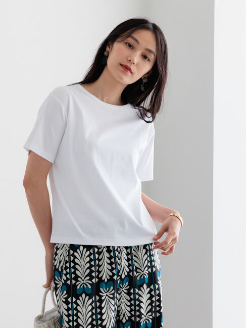 Te chichi「【調温】ミニマルネックTシャツ」|Tシャツ・カットソー|