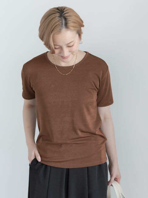 Te chichi「シャイニーカノコリンガーTシャツ」|Tシャツ・カットソー|