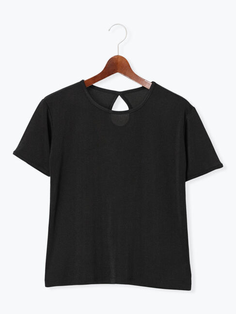 Te chichi「シャイニーカノコリンガーTシャツ」|Tシャツ・カットソー|ブラック