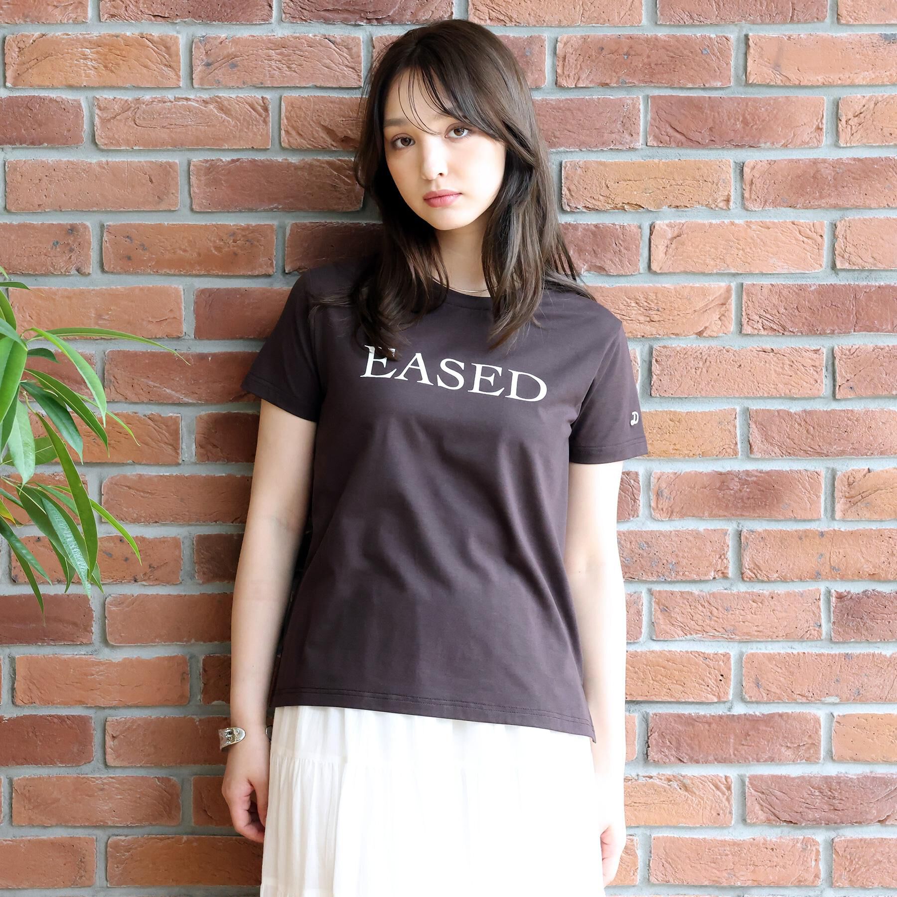 DRESSTERIOR「【立体ロゴ】フロッキーロゴプリントTシャツ」|Tシャツ・カットソー|