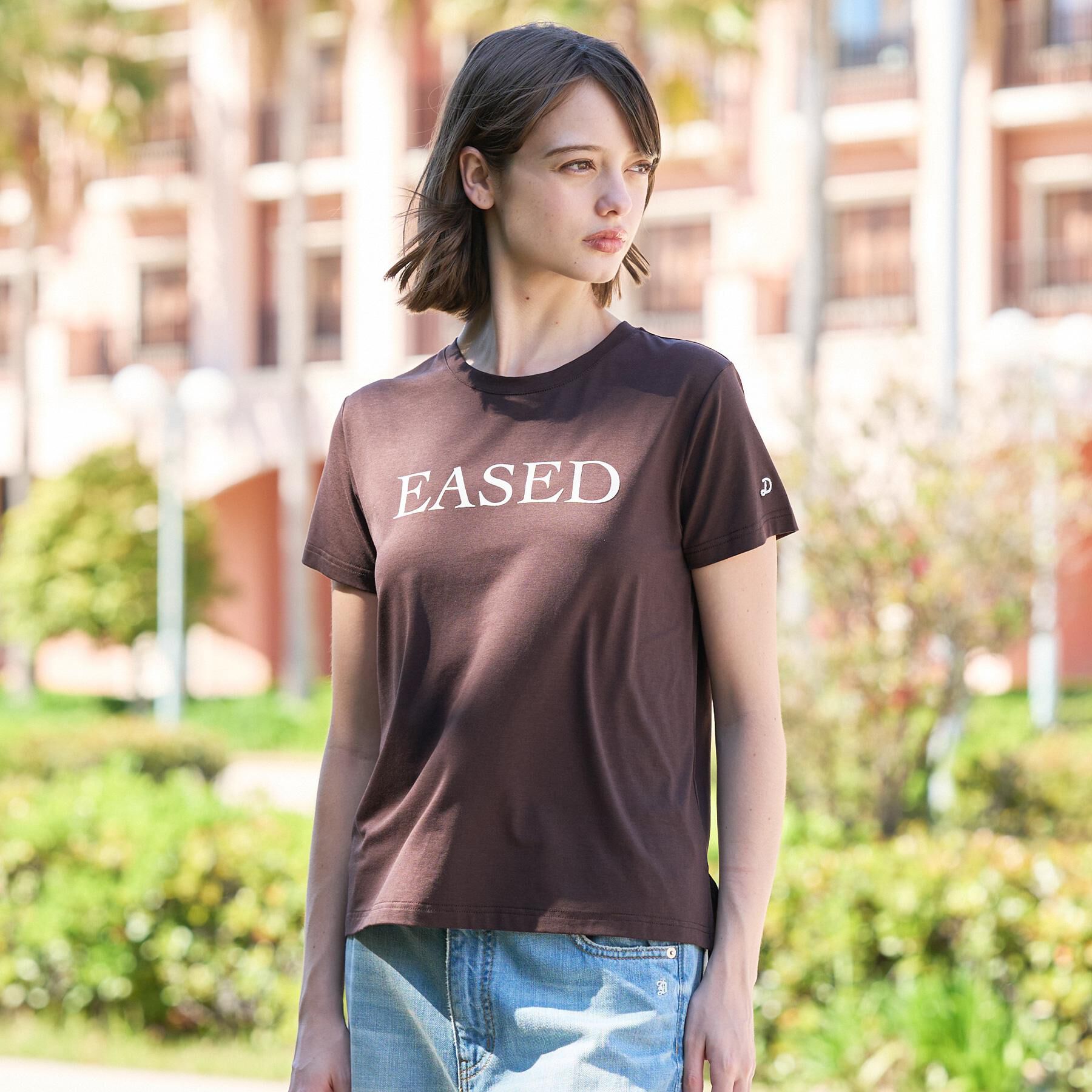 DRESSTERIOR「【立体ロゴ】フロッキーロゴプリントTシャツ」|Tシャツ・カットソー|