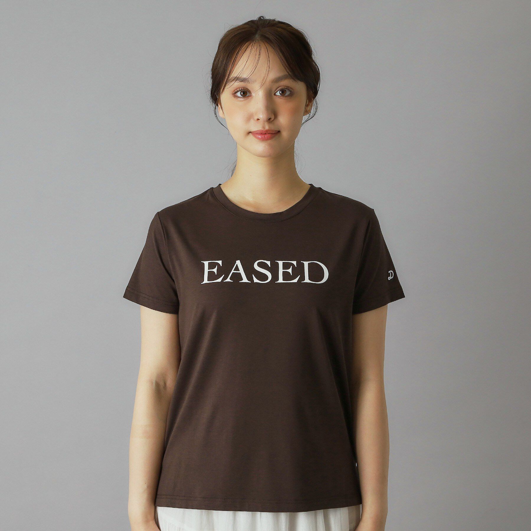 DRESSTERIOR「【立体ロゴ】フロッキーロゴプリントTシャツ」|Tシャツ・カットソー|