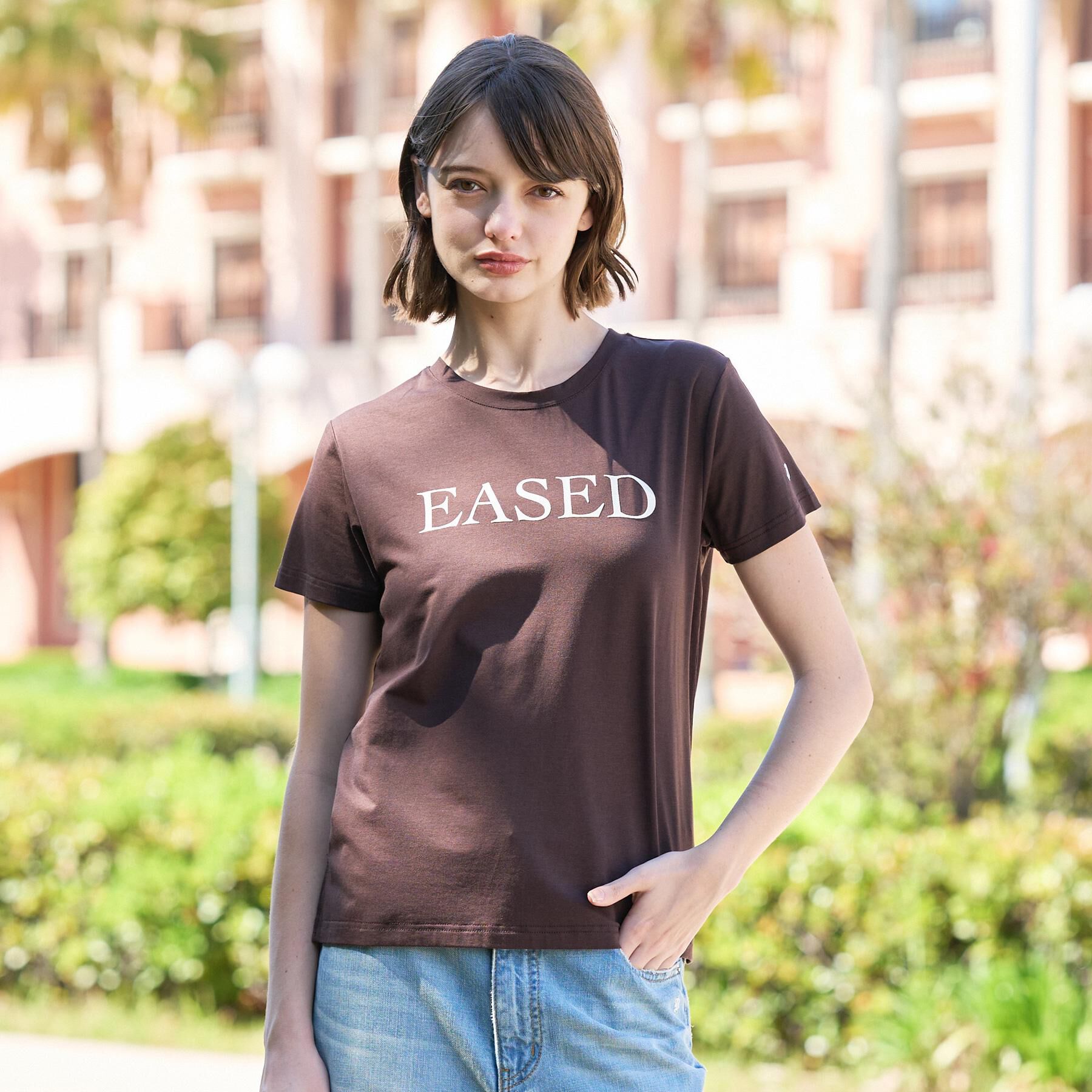 DRESSTERIOR「【立体ロゴ】フロッキーロゴプリントTシャツ」|Tシャツ・カットソー|