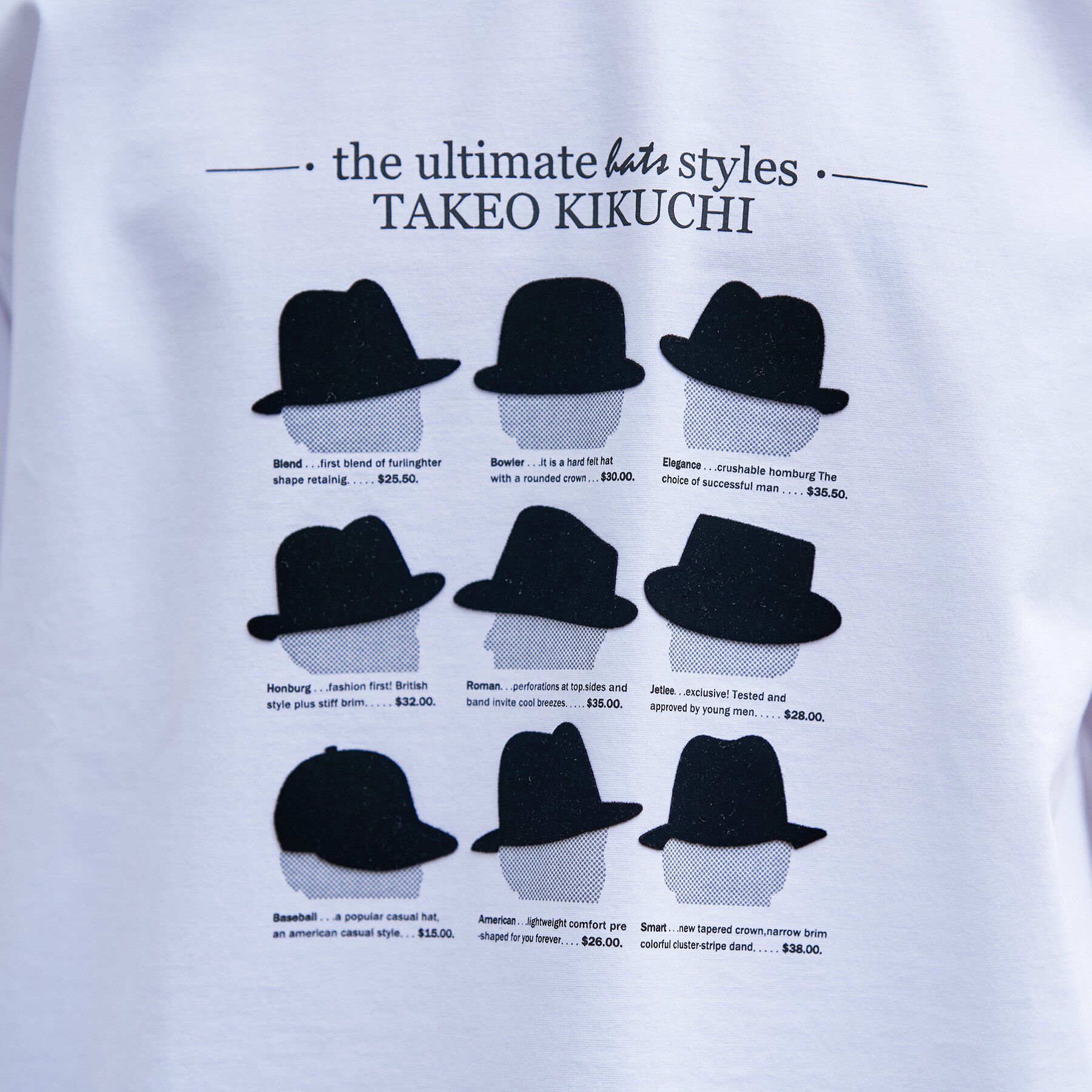 TAKEO KIKUCHI「【BOWLER HAT LABEL】クールデオドラントジャージ ハットスタイルス 半袖Tシャツ」|Tシャツ・カットソー|