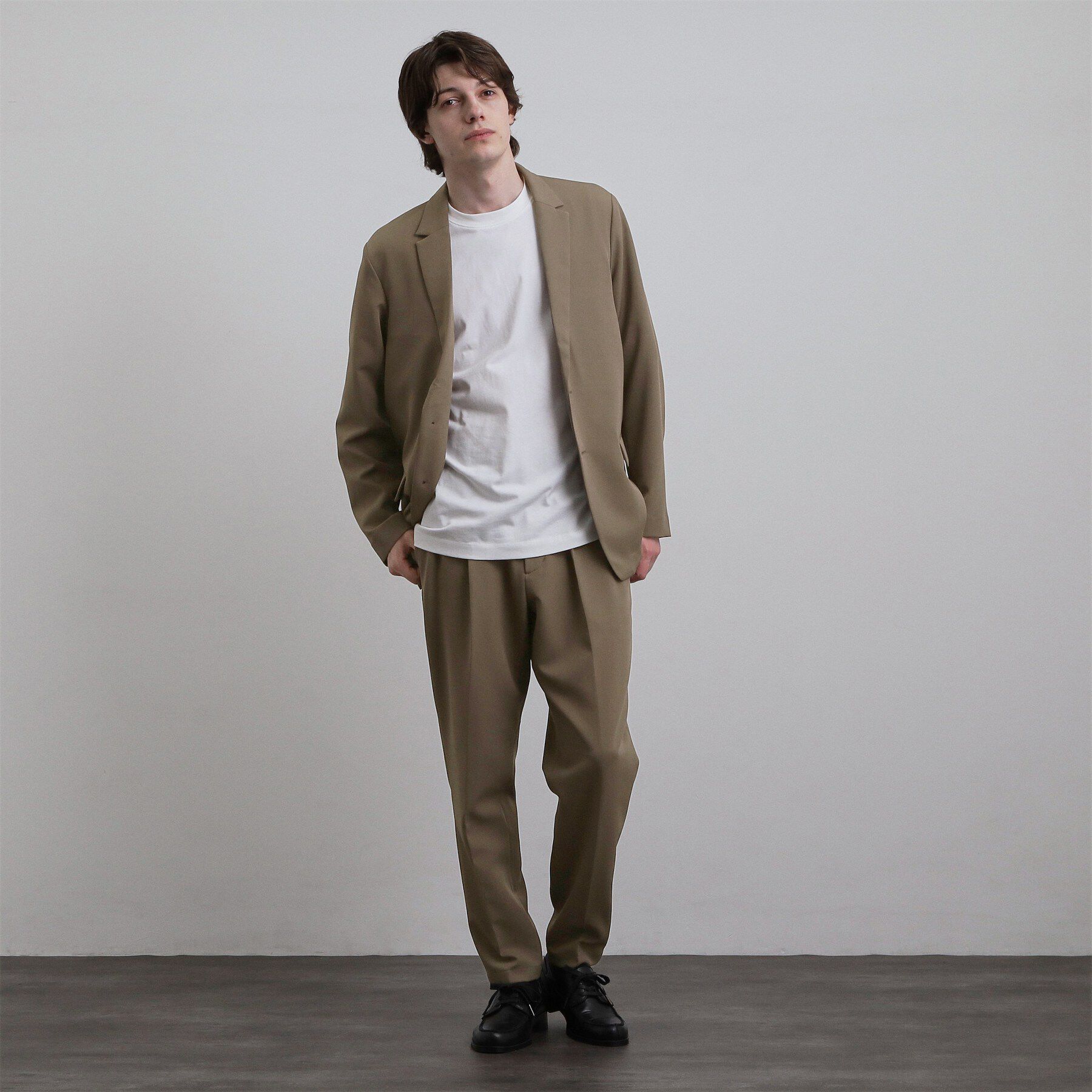 tk.TAKEO KIKUCHI「【防シワ／ストレッチ】smart shift seriesワイドテーパードパンツ」|その他|