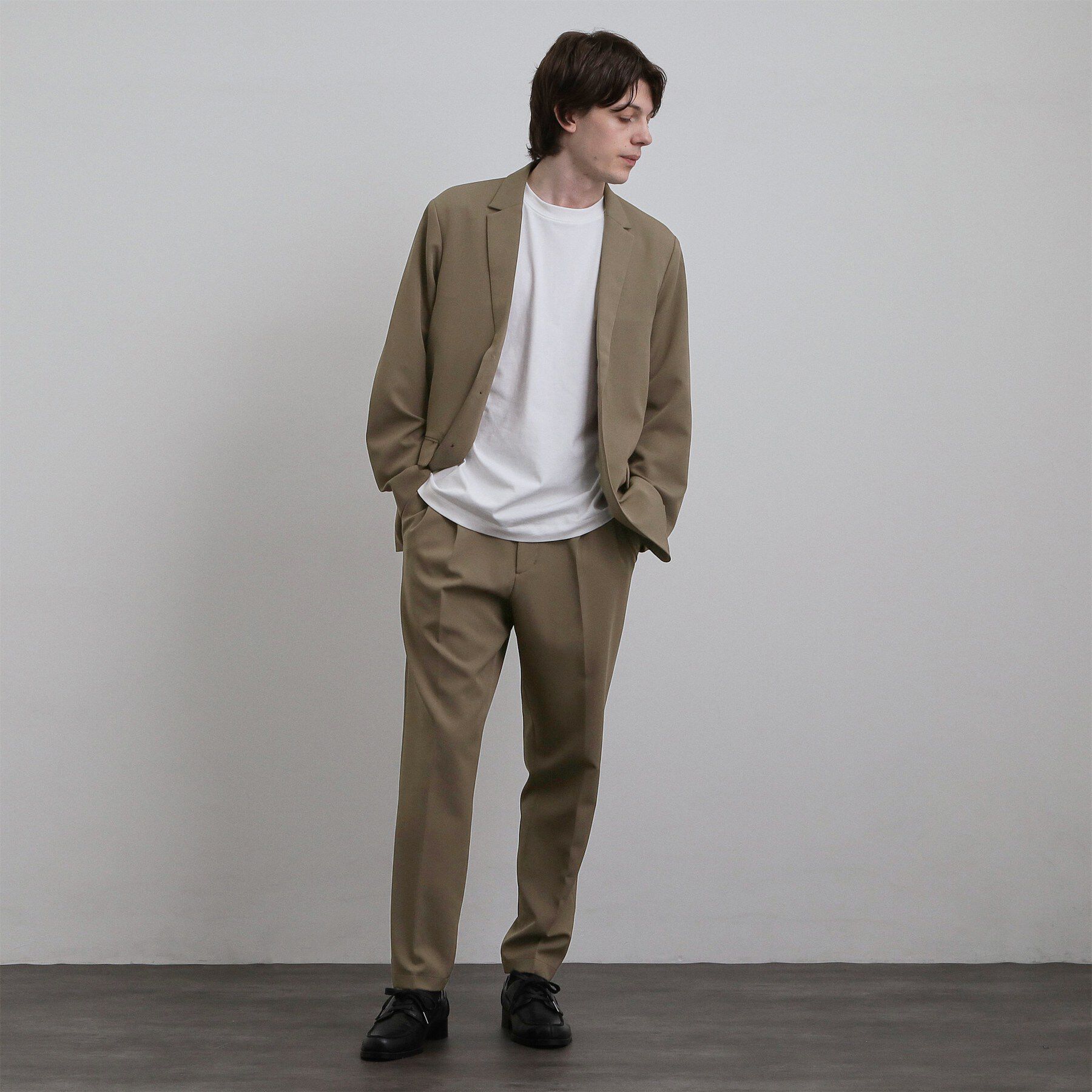 tk.TAKEO KIKUCHI「【防シワ／ストレッチ】smart shift seriesワイドテーパードパンツ」|その他|