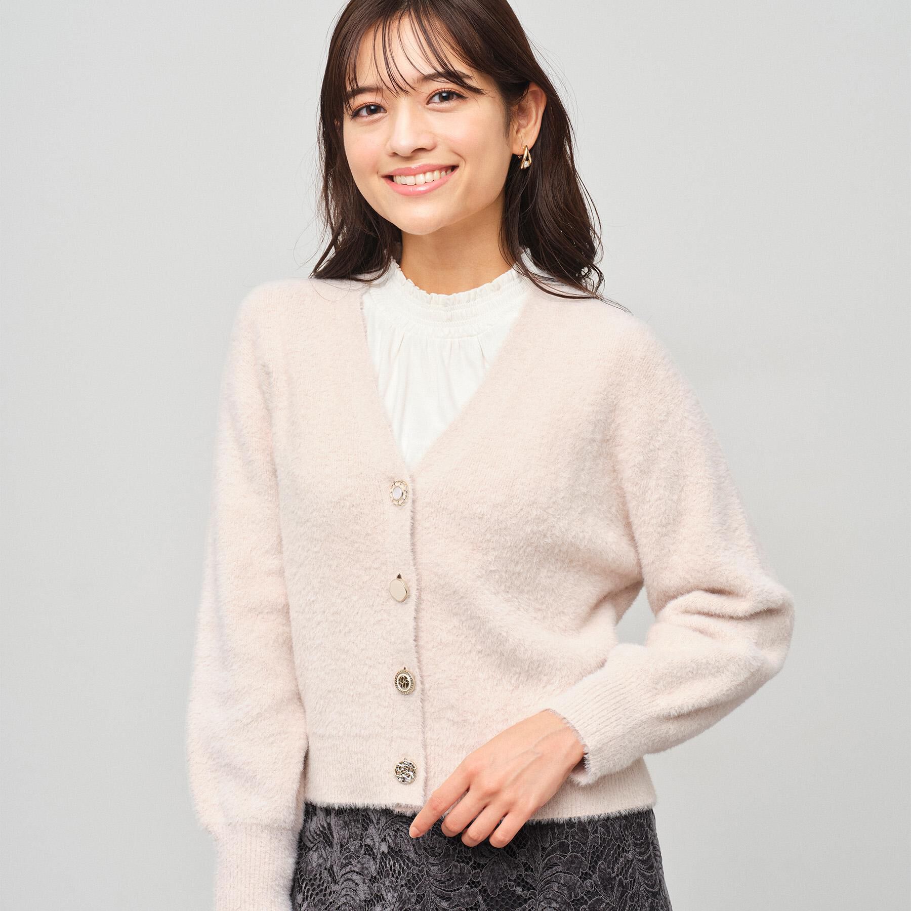 index「シャーリングデザイントップス【洗濯機OK／吸湿発熱】」|Tシャツ・カットソー|