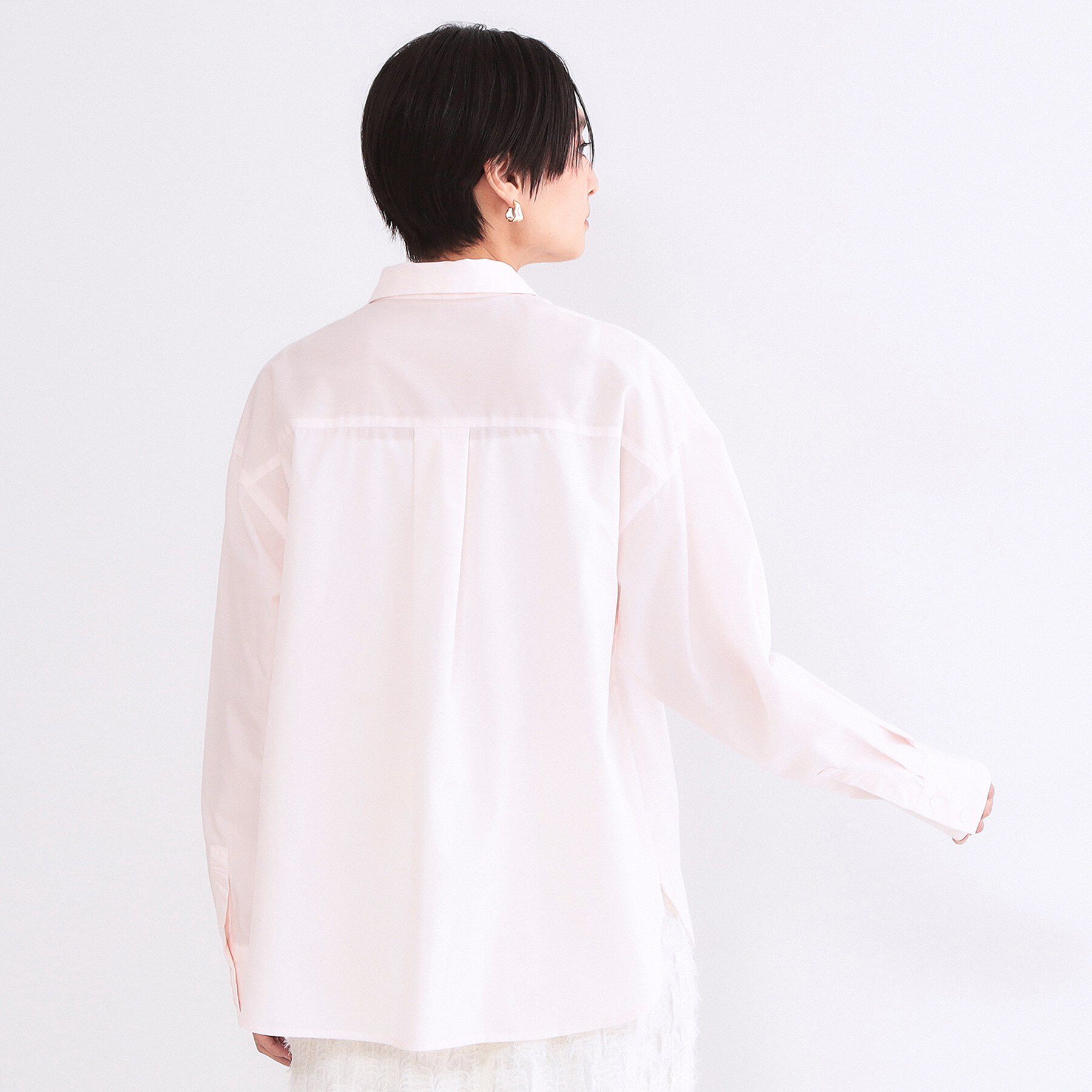 OPAQUE.CLIP「レギュラーカラーシャツ／ストライプアソート【洗濯機OK】」|シャツ・ブラウス|