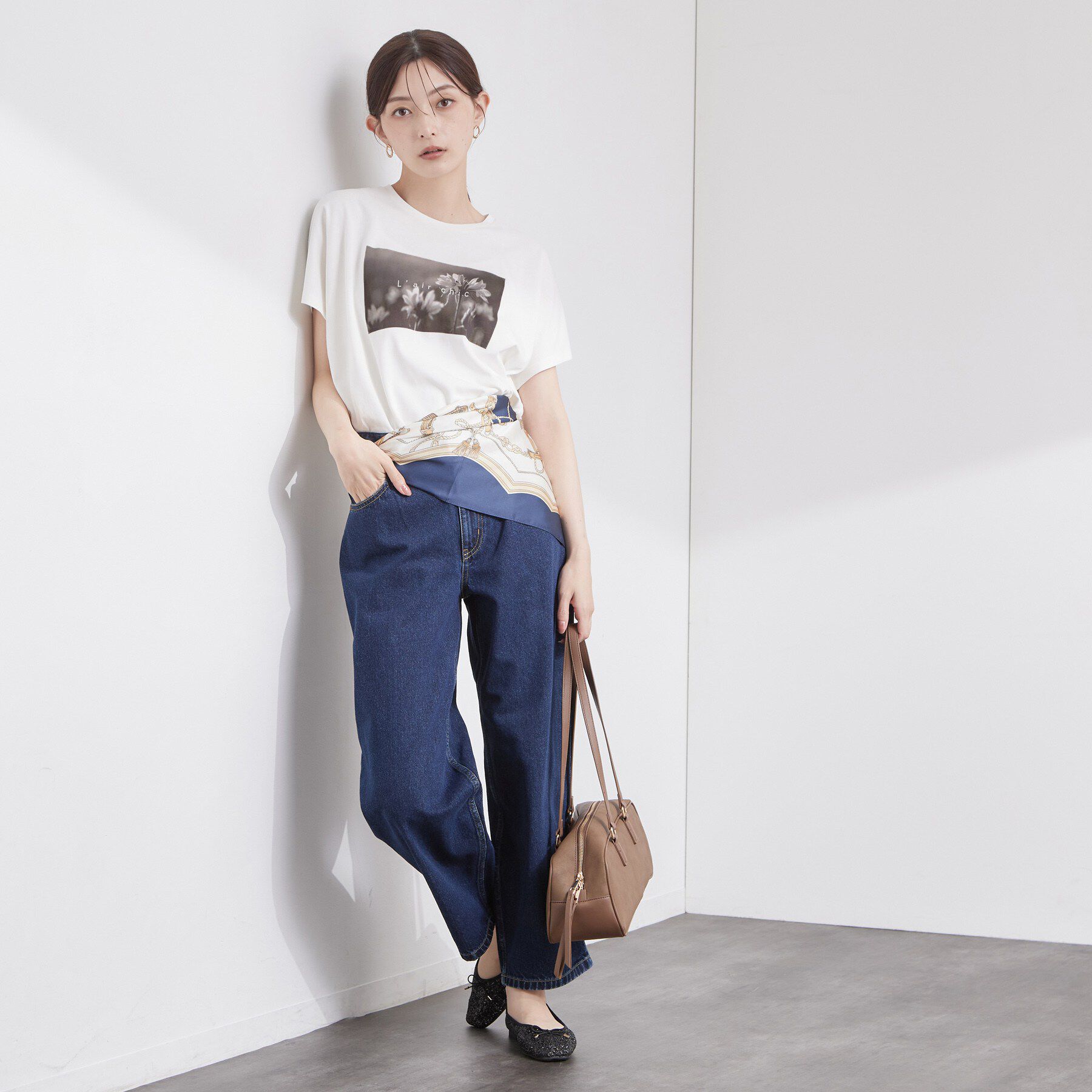 OPAQUE.CLIP「フォトプリントTシャツ【洗濯機OK】」|Tシャツ・カットソー|