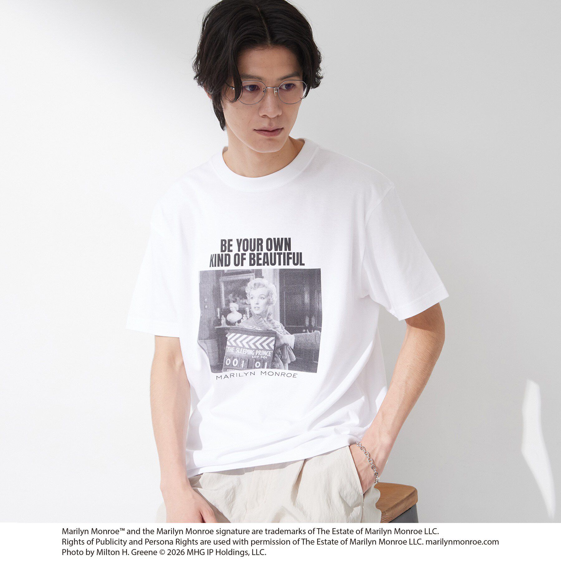 THE SHOP TK「別注マリリン・モンロー / グラフィック半袖Tシャツ」|Tシャツ・カットソー|