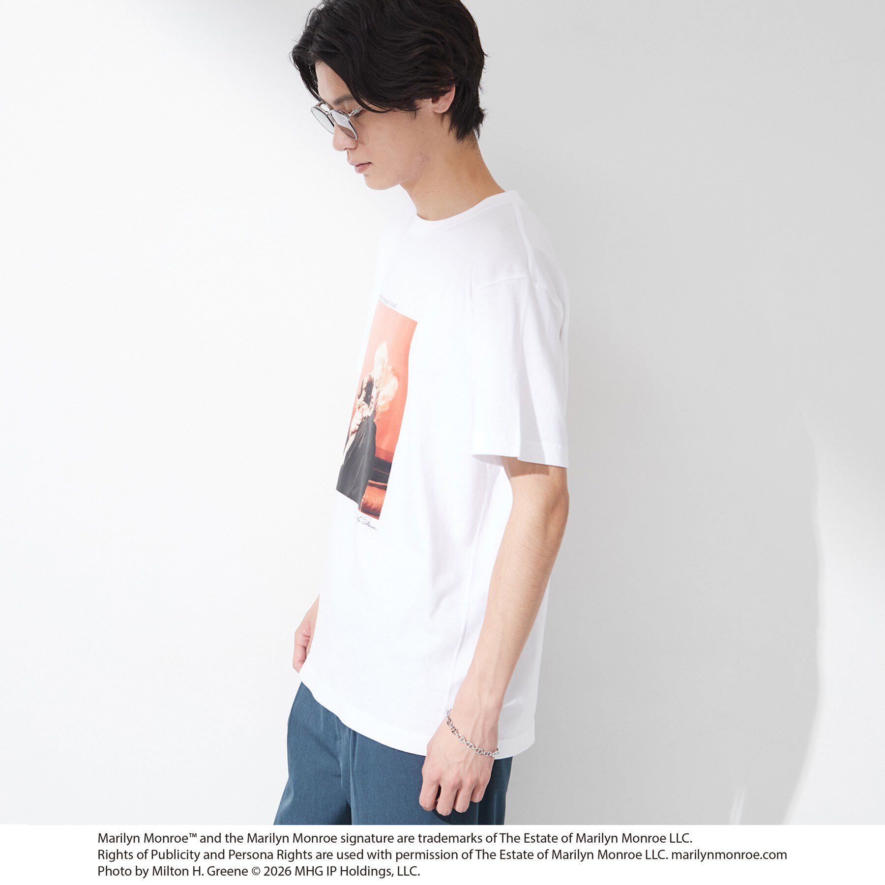 THE SHOP TK「別注マリリン・モンロー / グラフィック半袖Tシャツ」|Tシャツ・カットソー|