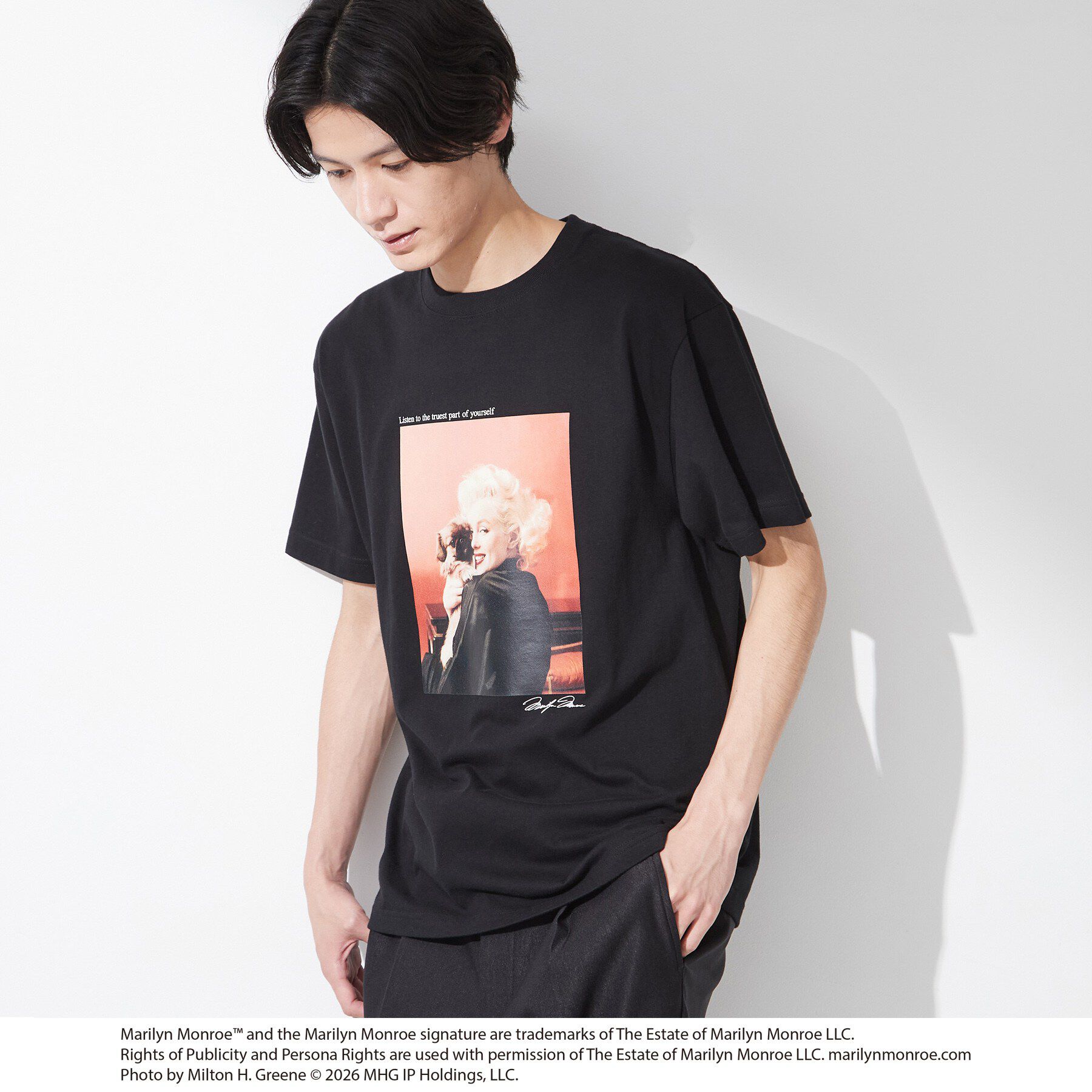 THE SHOP TK「別注マリリン・モンロー / グラフィック半袖Tシャツ」|Tシャツ・カットソー|