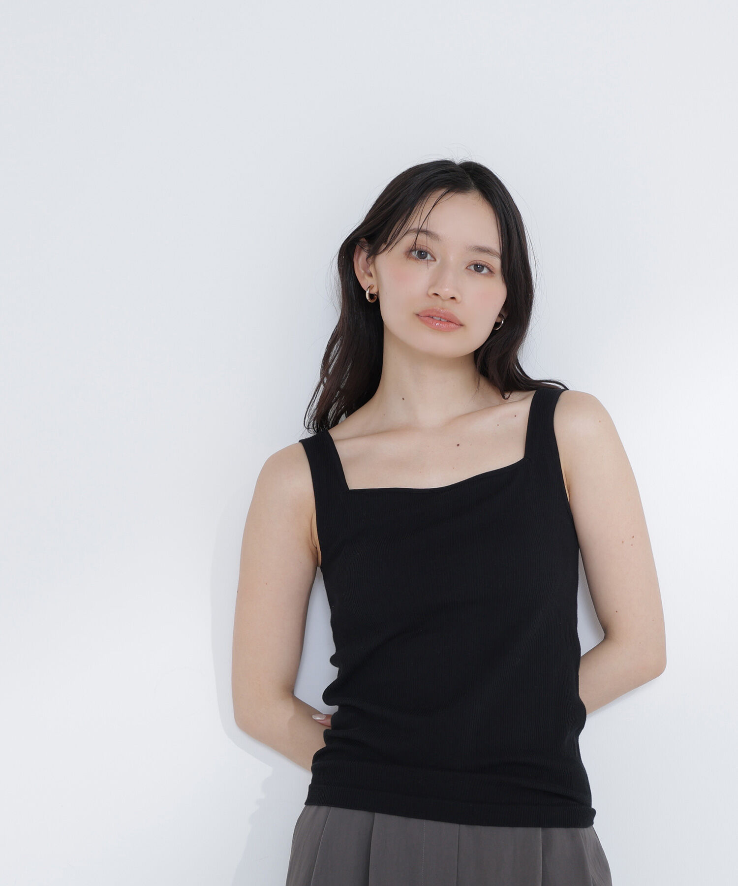  「カップ付インナーシリーズ タンクトップ」|Tシャツ・カットソー|