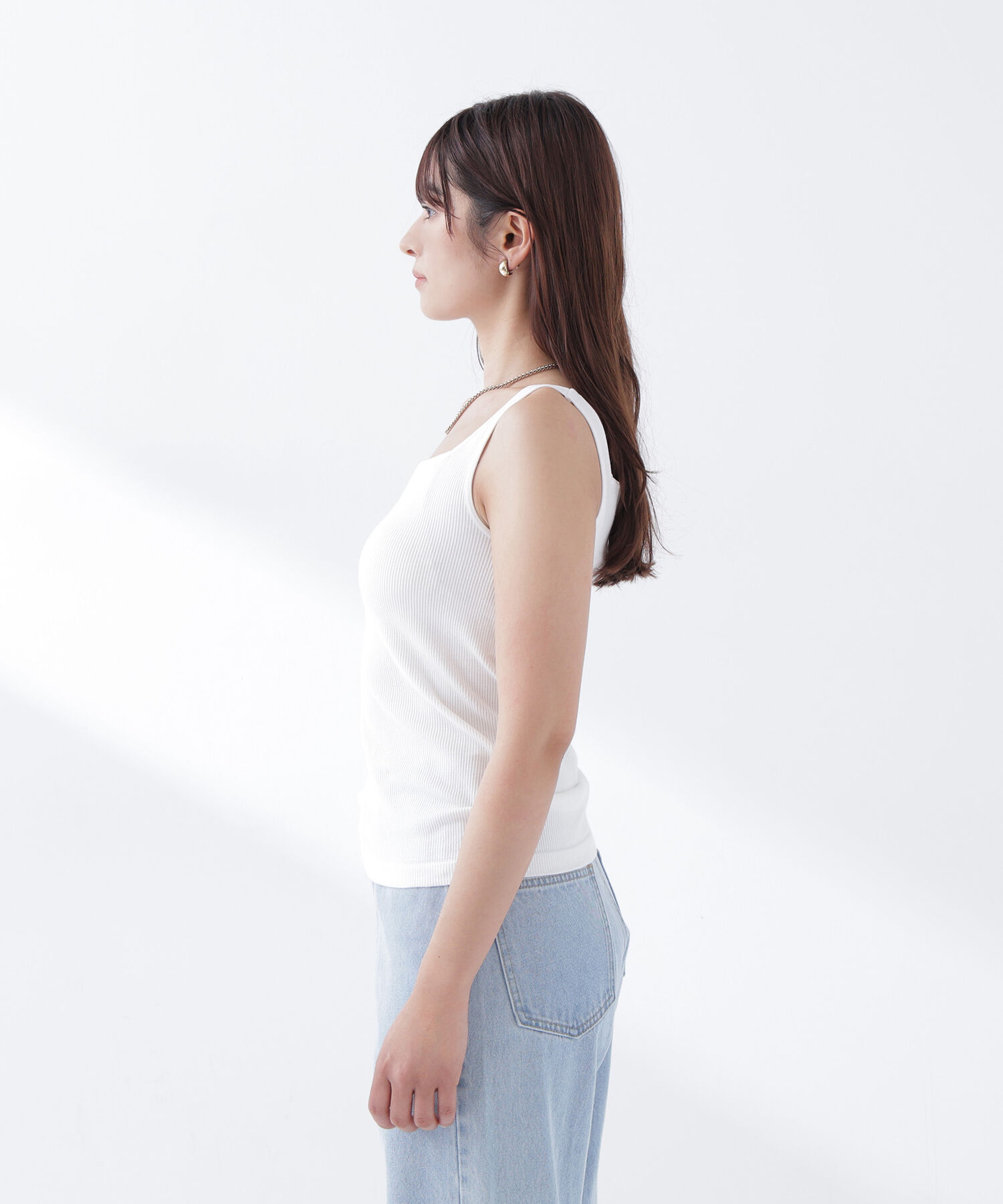 「カップ付インナーシリーズ タンクトップ」|Tシャツ・カットソー|