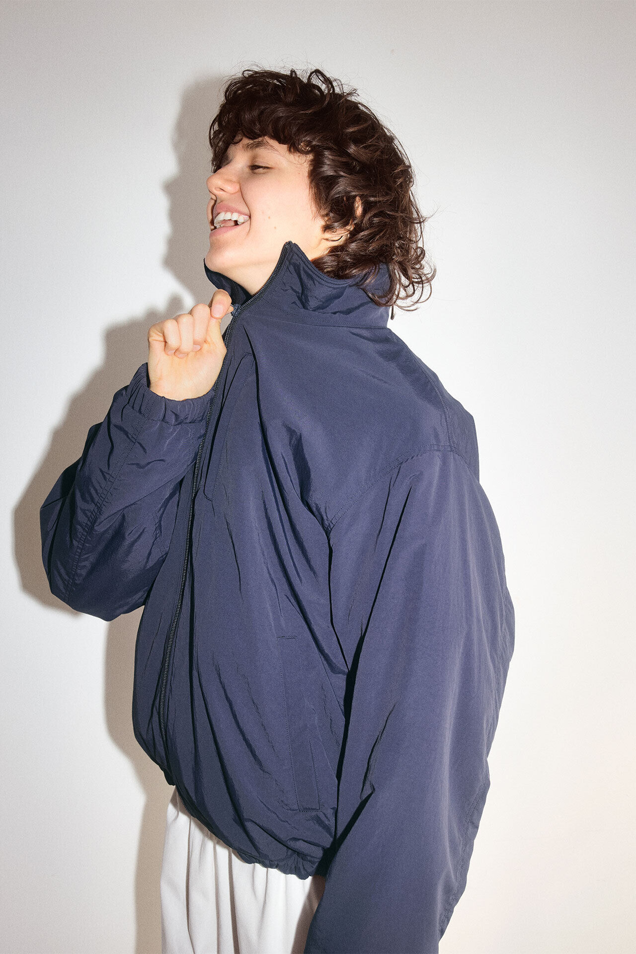 YLEVE 「Ｙ / RECYCLE NYLON TAFFETA / RECYCLE POLYESTER FLEECE BZ」|ブルゾン・スタジャン|