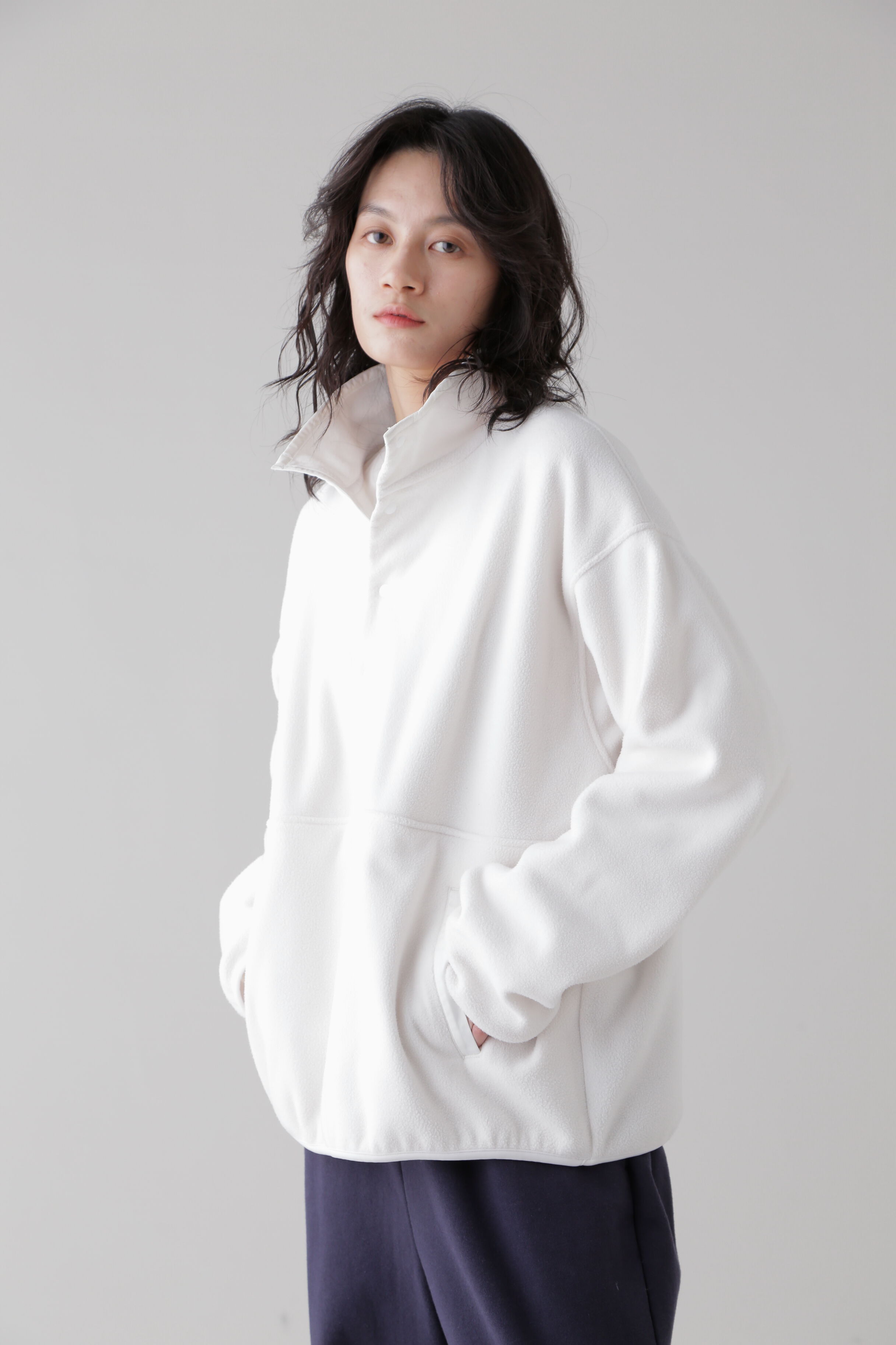 YLEVE 「Ｙ / RECYCLE POLYESTER FLEECE BZ」|ブルゾン・スタジャン|