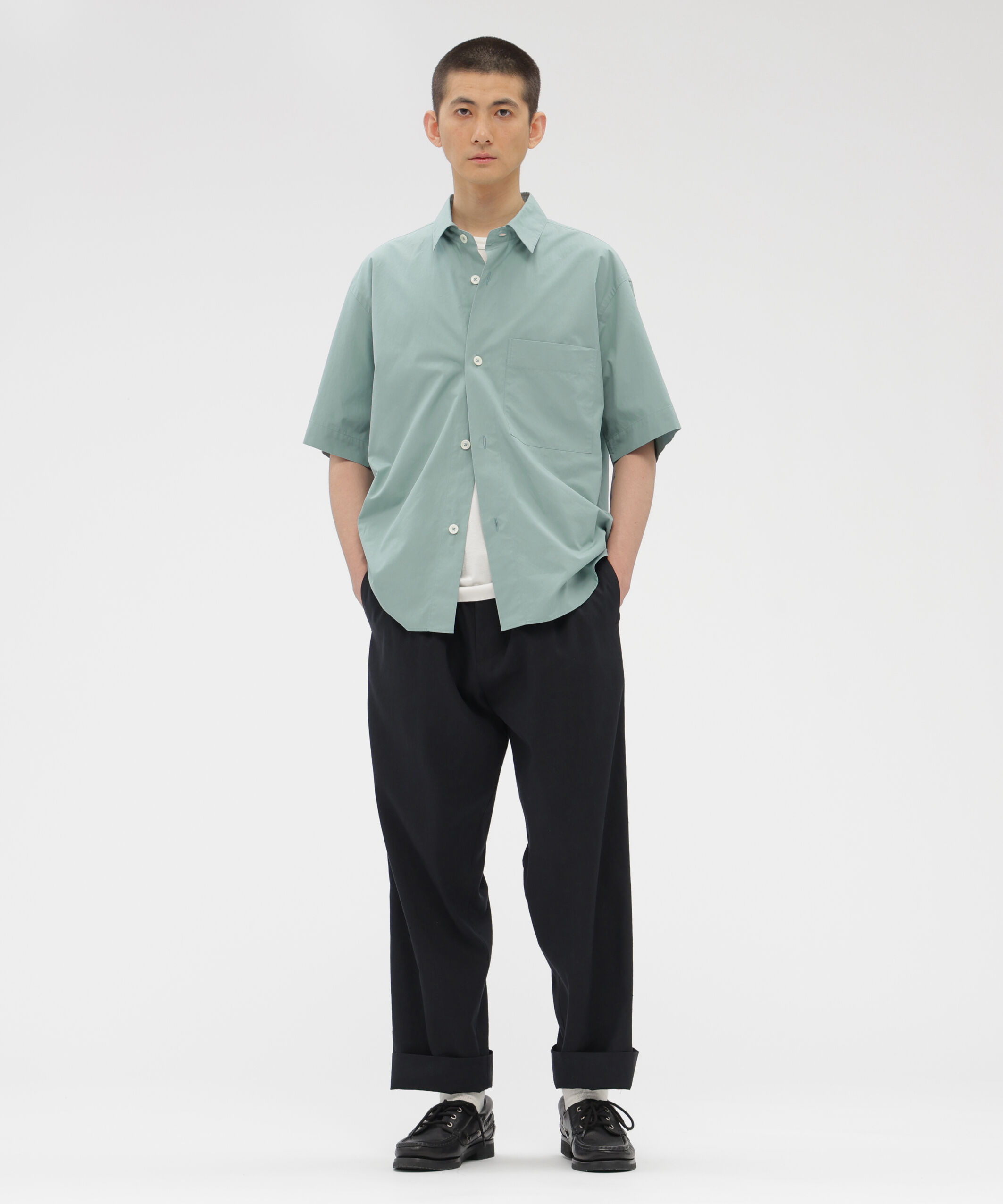 MARGARET HOWELL「LINEN WOOL SILK PLAINWEAVE TROUSERS」|その他|