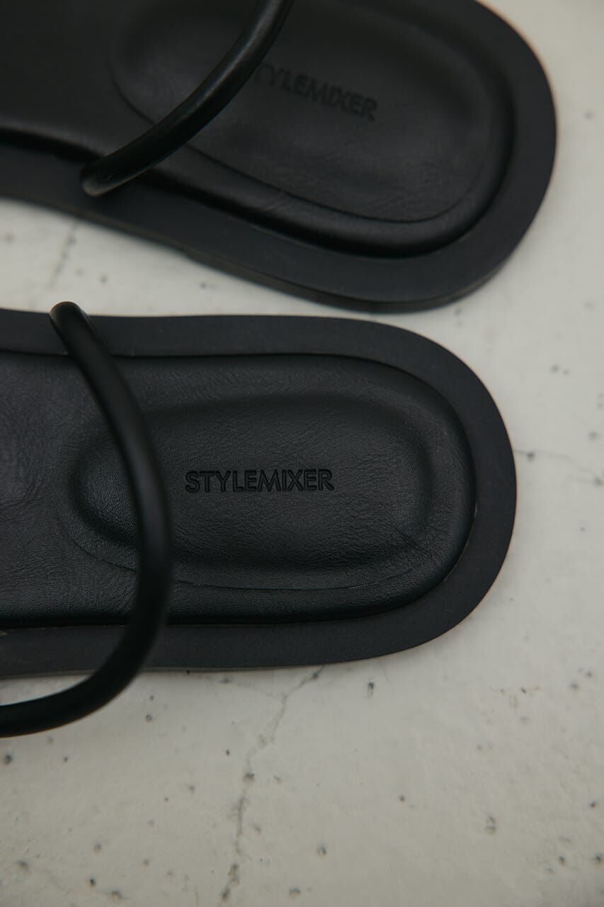 STYLEMIXER「メタルモチーフフラットサンダル」|サンダル|