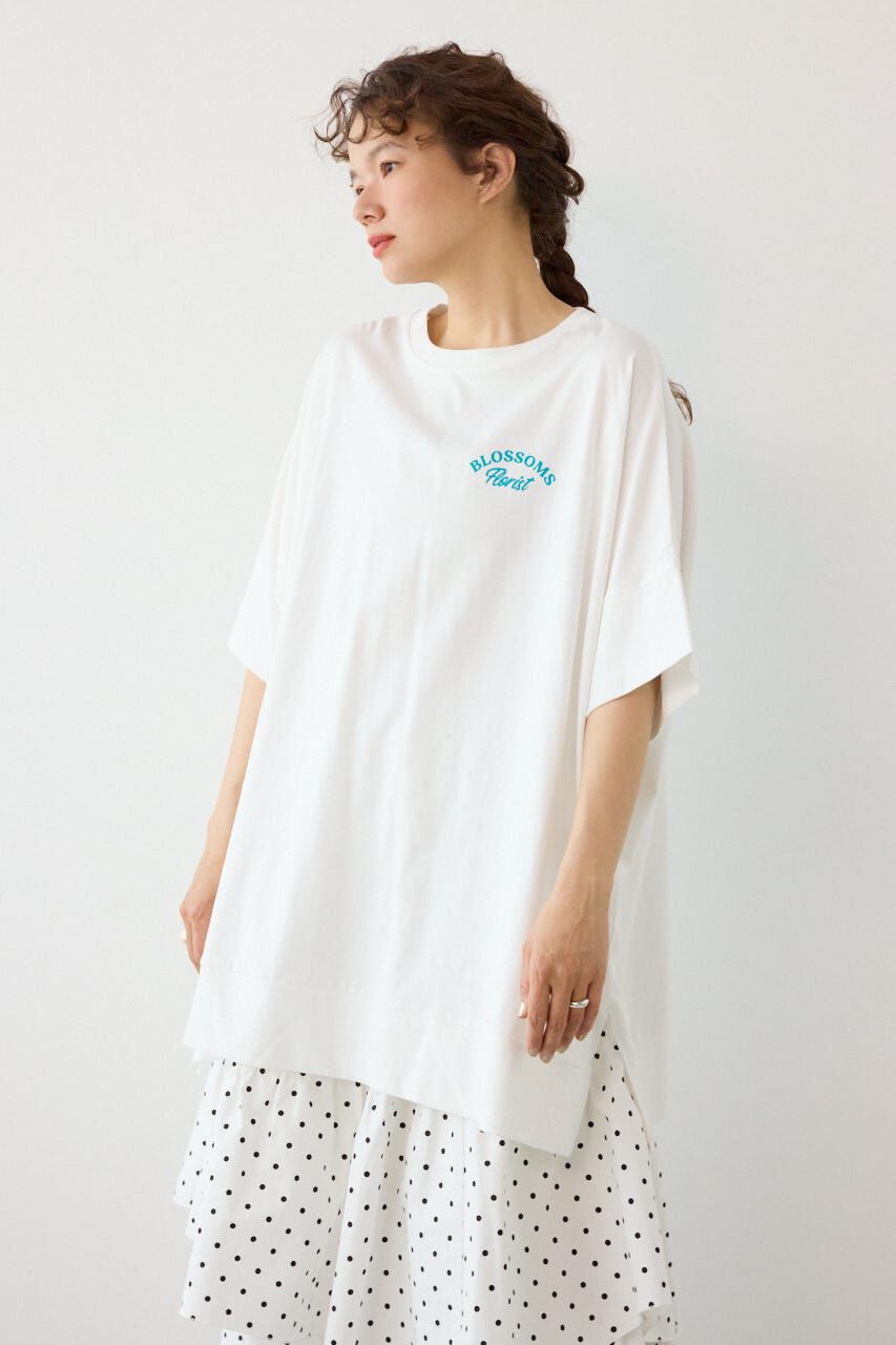 RODEO CROWNS「EMBROIDERY FLOWERSワンピース」|ワンピース|O/WHT1