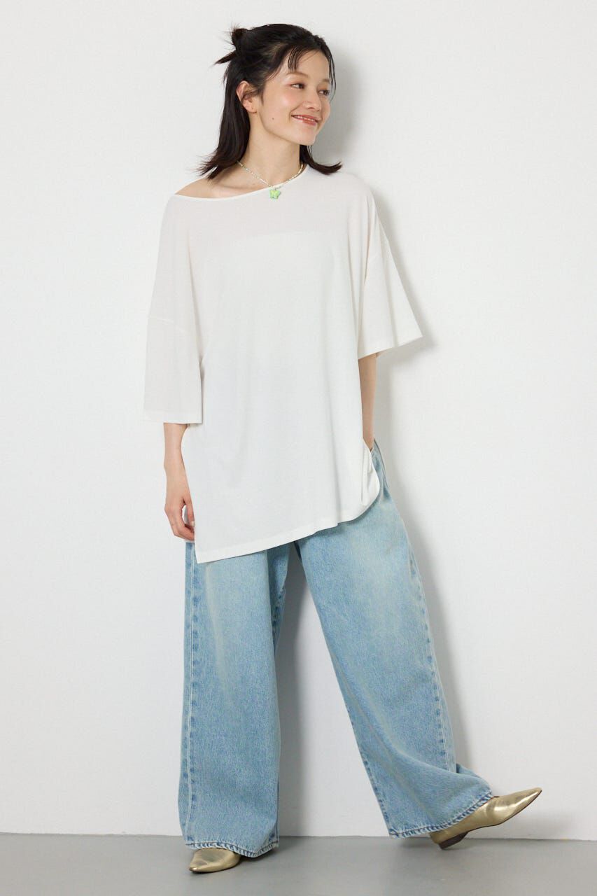 RODEO CROWNS「T/Fワンショルダールーズトップス」|Tシャツ・カットソー|