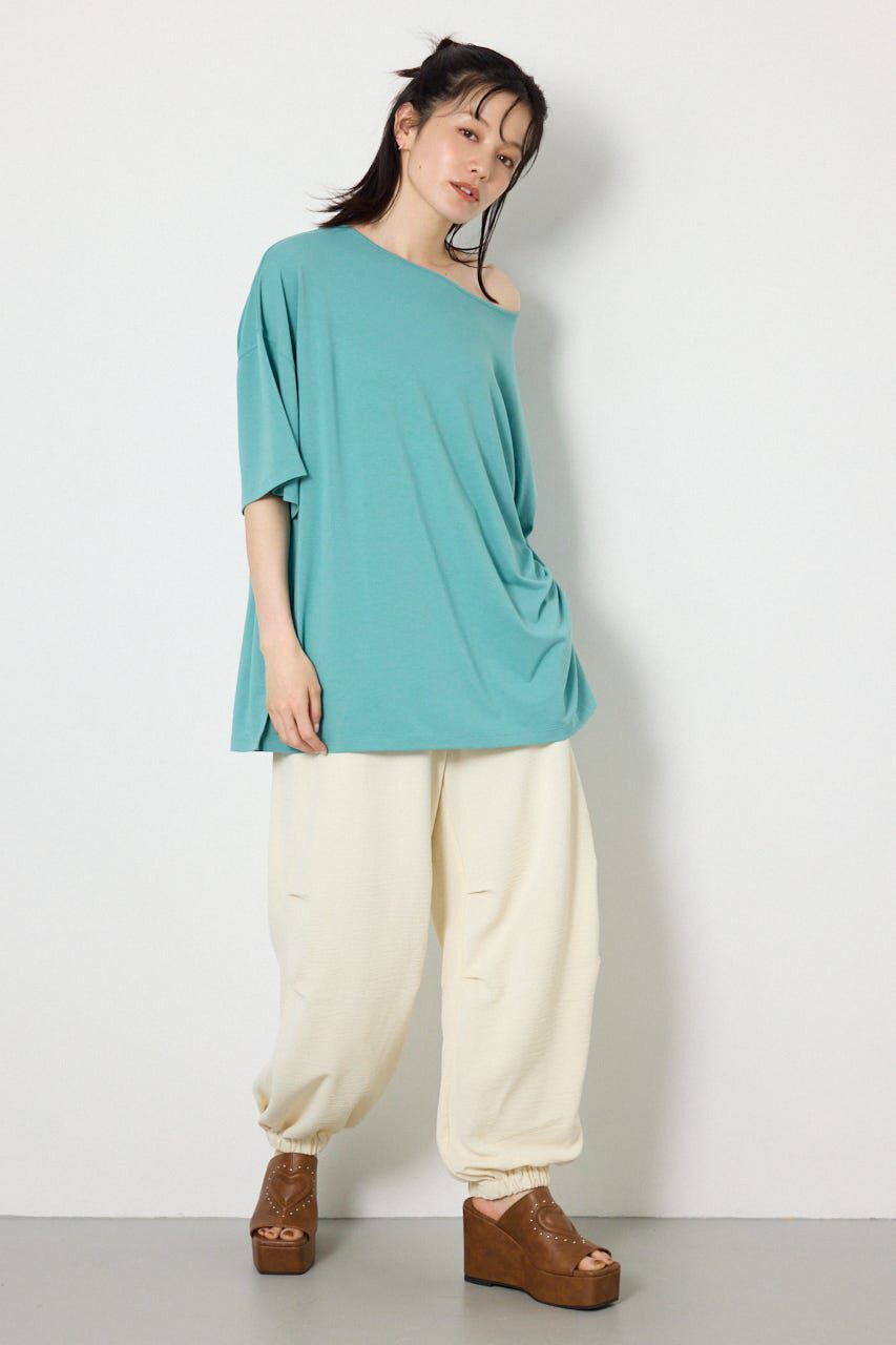 RODEO CROWNS「T/Fワンショルダールーズトップス」|Tシャツ・カットソー|