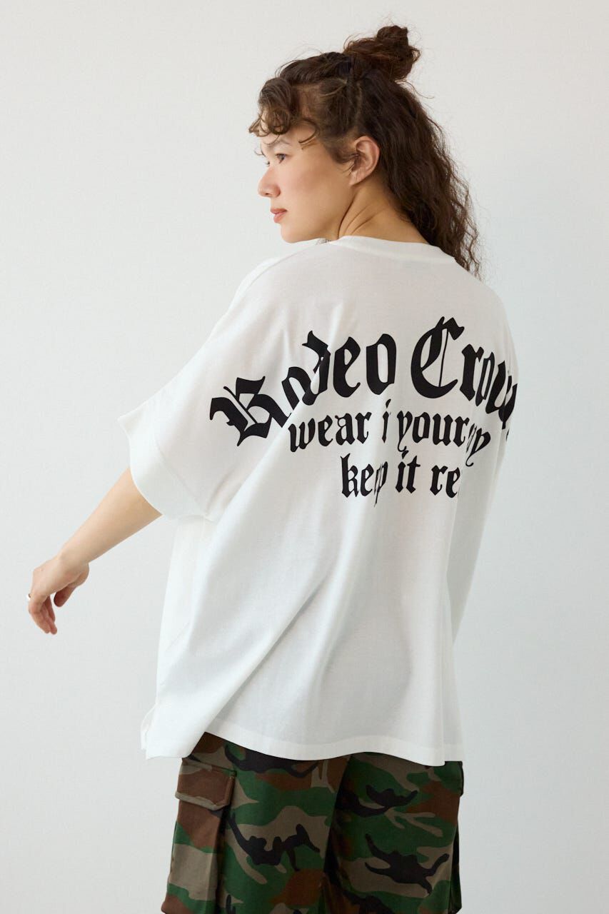 RODEO CROWNS「OE LOGO ドルマントップス」|Tシャツ・カットソー|O/WHT1
