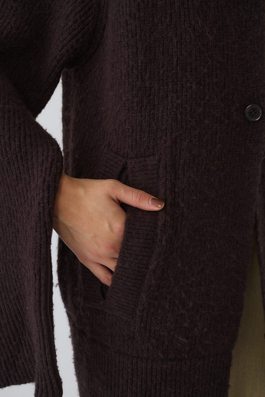 RIM.ARK 「Poncho like raglan knit C/D」|カーディガン|