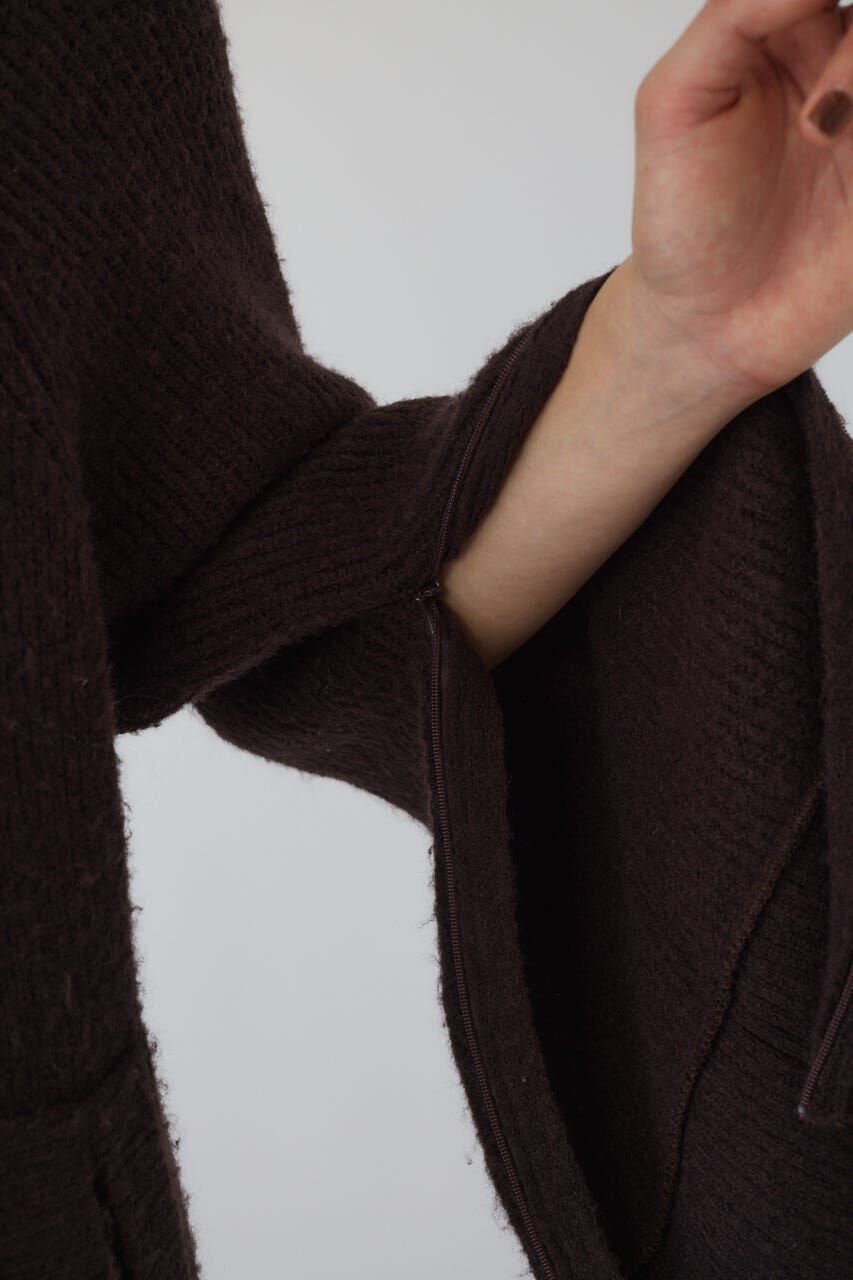 RIM.ARK 「Poncho like raglan knit C/D」|カーディガン|