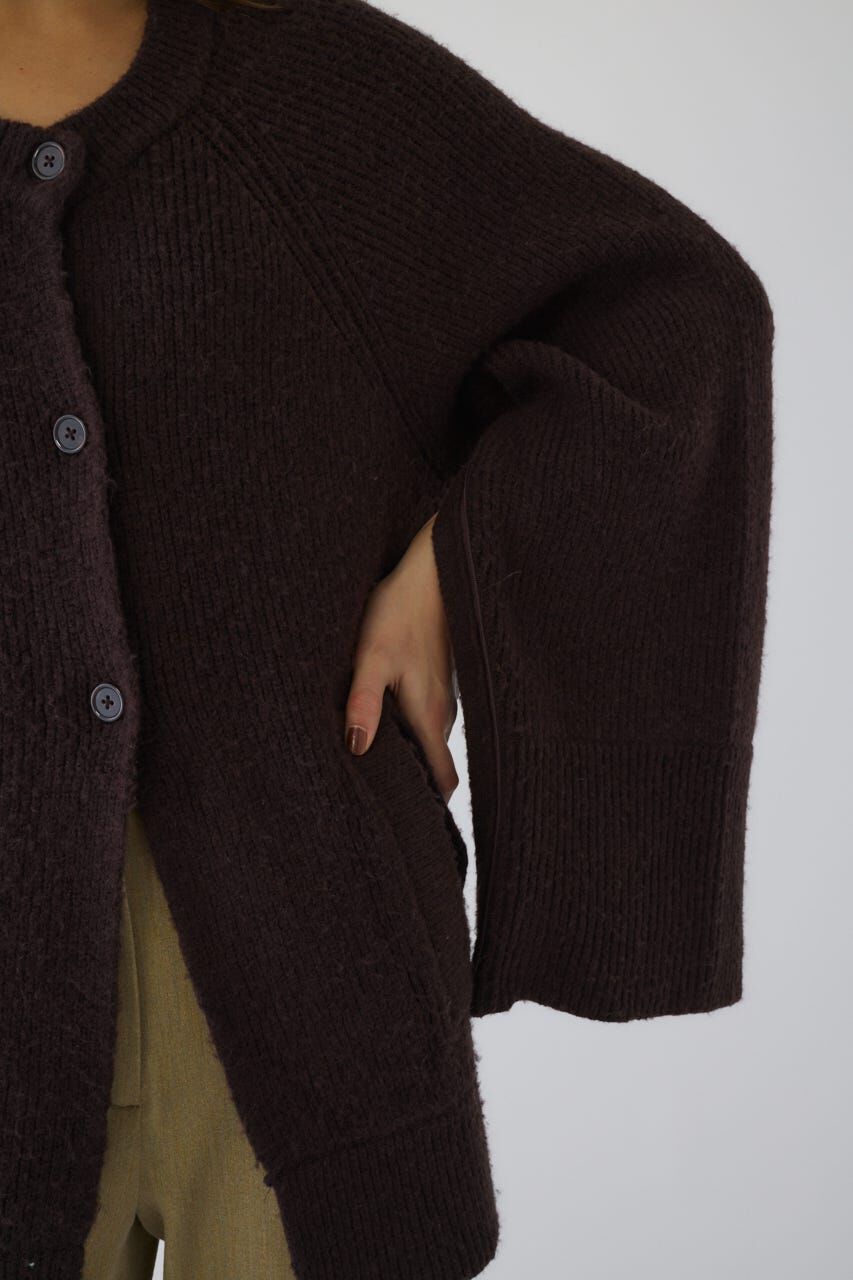 RIM.ARK 「Poncho like raglan knit C/D」|カーディガン|