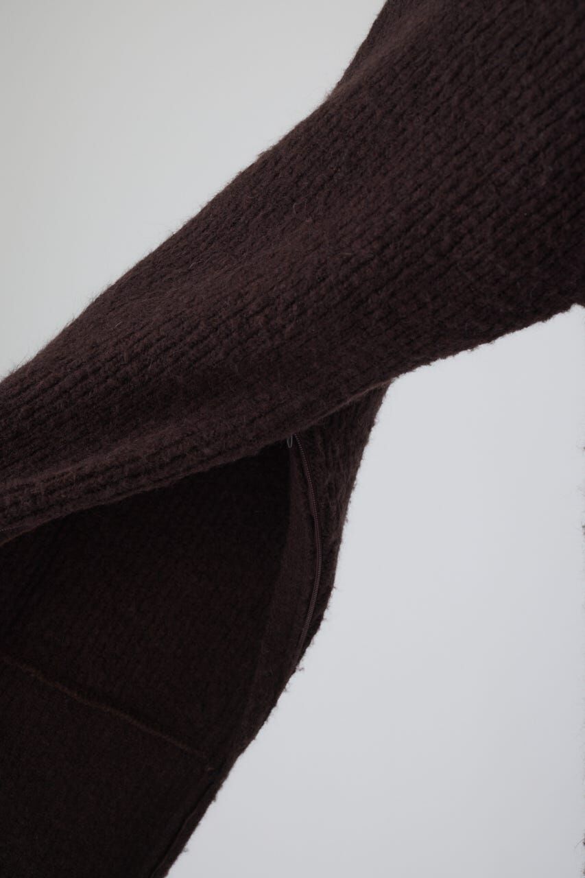 RIM.ARK 「Poncho like raglan knit C/D」|カーディガン|