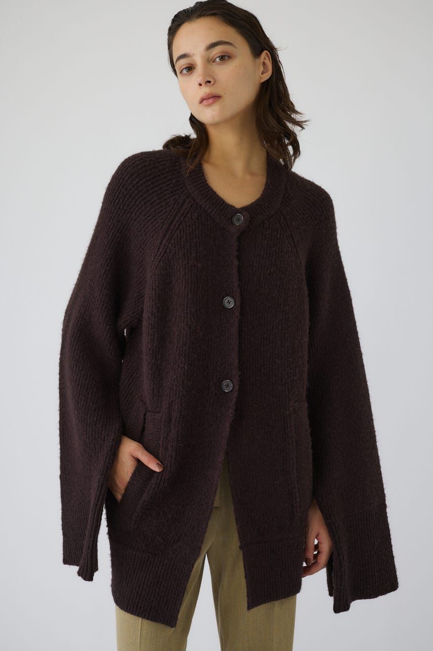 RIM.ARK 「Poncho like raglan knit C/D」|カーディガン|