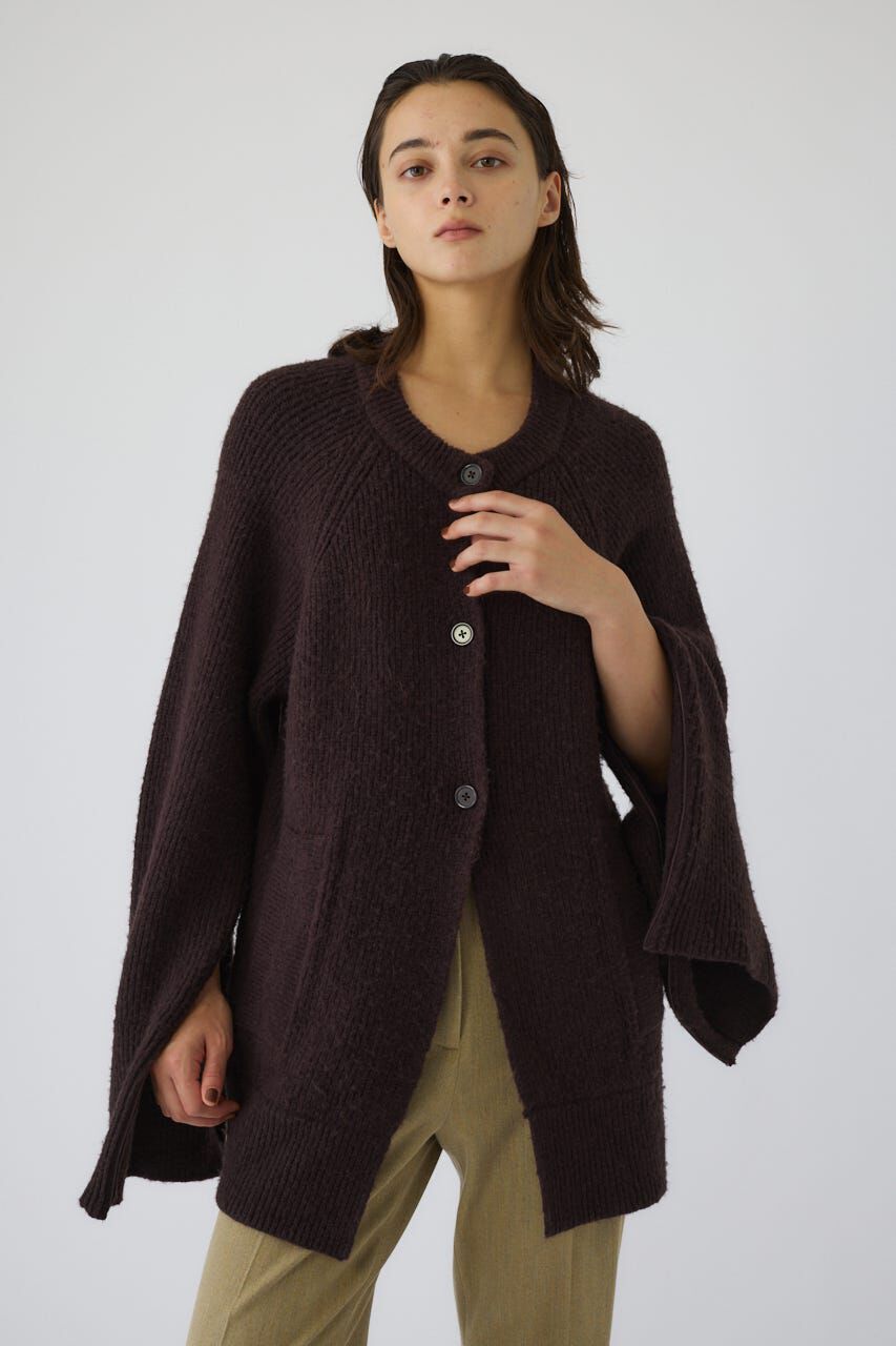 RIM.ARK 「Poncho like raglan knit C/D」|カーディガン|