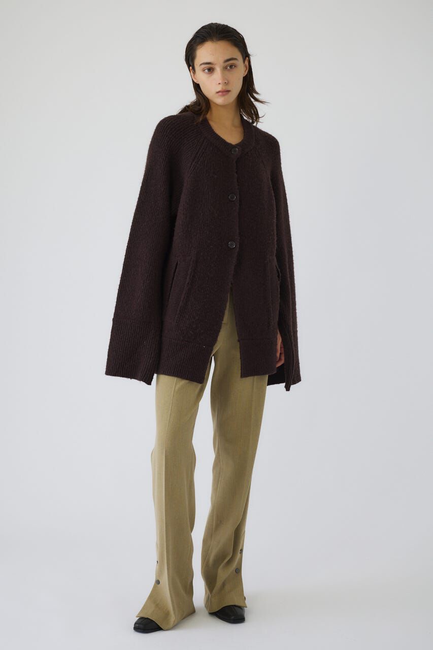 RIM.ARK 「Poncho like raglan knit C/D」|カーディガン|