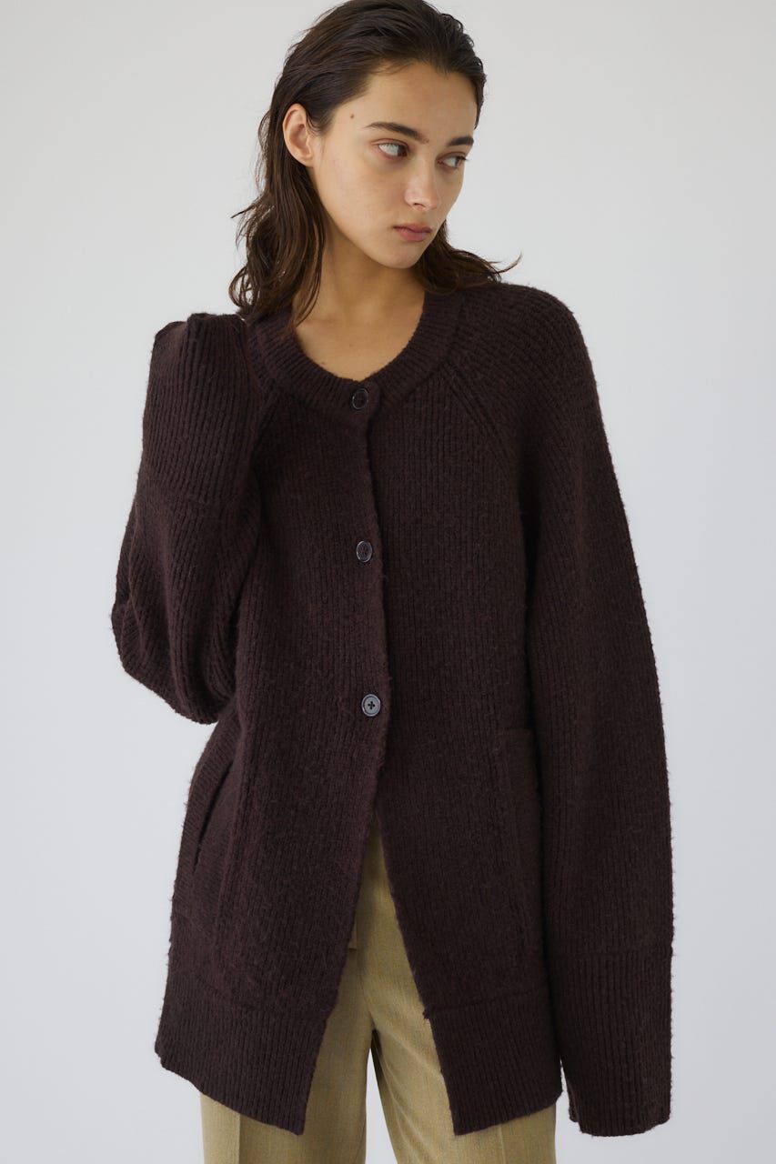 RIM.ARK 「Poncho like raglan knit C/D」|カーディガン|