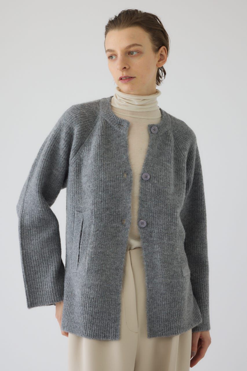 RIM.ARK 「Poncho like raglan knit C/D」|カーディガン|