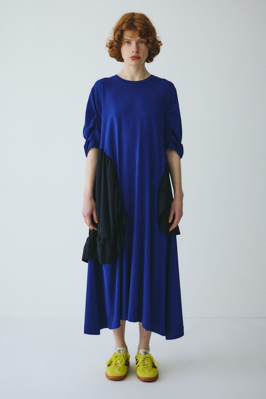 HeRIN.CYE「Round gather dress」|ワンピース|BLU
