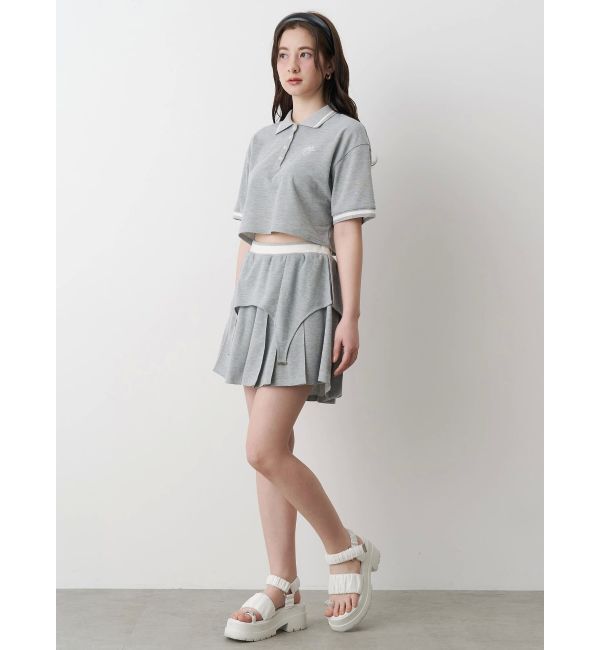 CALNAMUR「ポロ&times;スカートセットアップ【セットアイテム】」|ワンピース|
