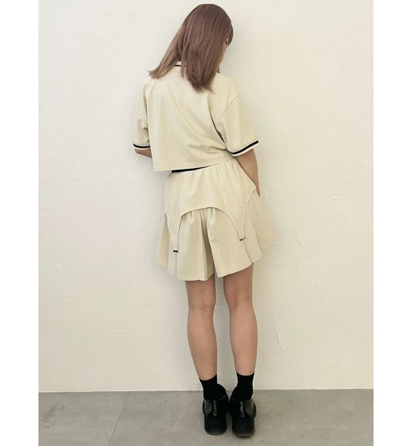 CALNAMUR「ポロ&times;スカートセットアップ【セットアイテム】」|ワンピース|