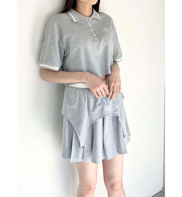 CALNAMUR「ポロ&times;スカートセットアップ【セットアイテム】」|ワンピース|