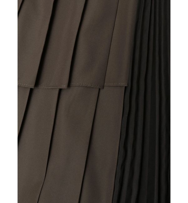 ELENDEEK「COLOR BLOCK PLEATS SK」|スカート|
