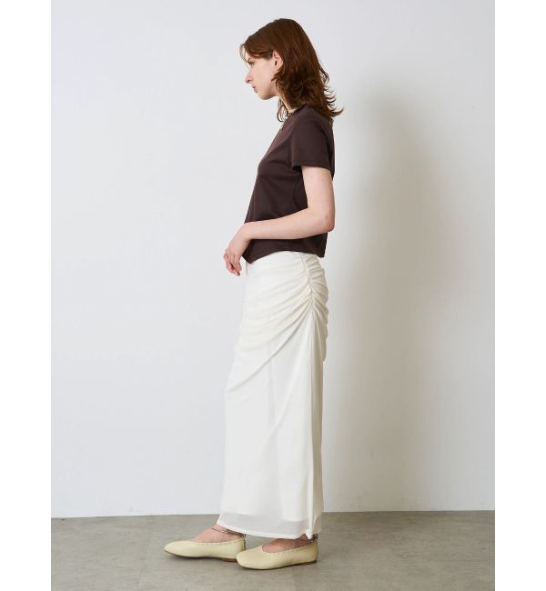 ELENDEEK「GATHERED TULLE SK」|スカート|