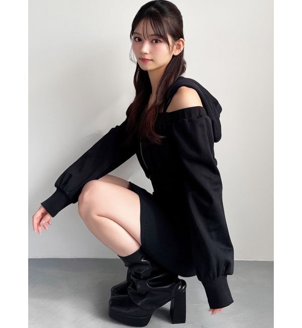 RESEXXY「アンサンブルフーディワンピース」|ワンピース|