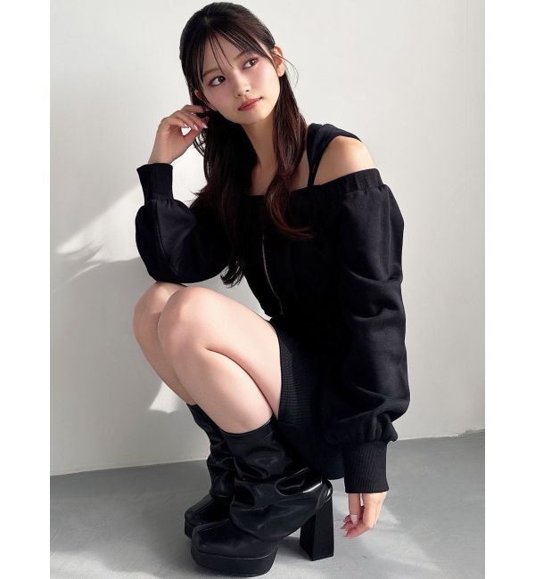 RESEXXY「アンサンブルフーディワンピース」|ワンピース|