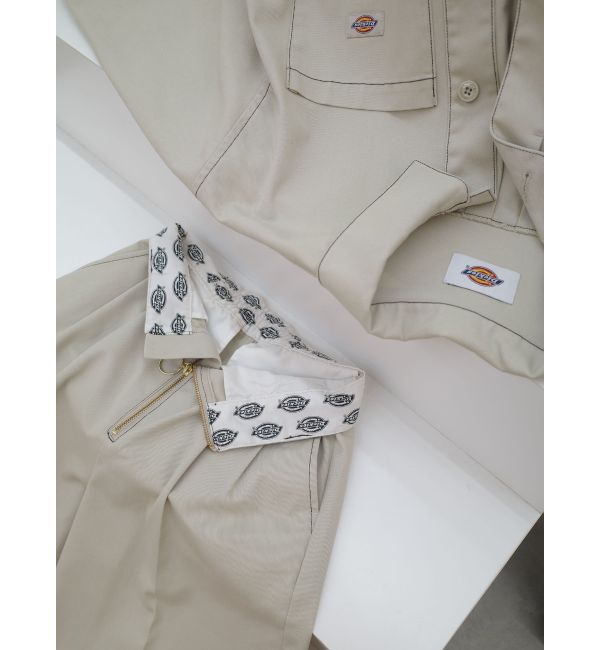 LAGUNAMOON「【別注Dickies】タックワイドパンツ」|その他|