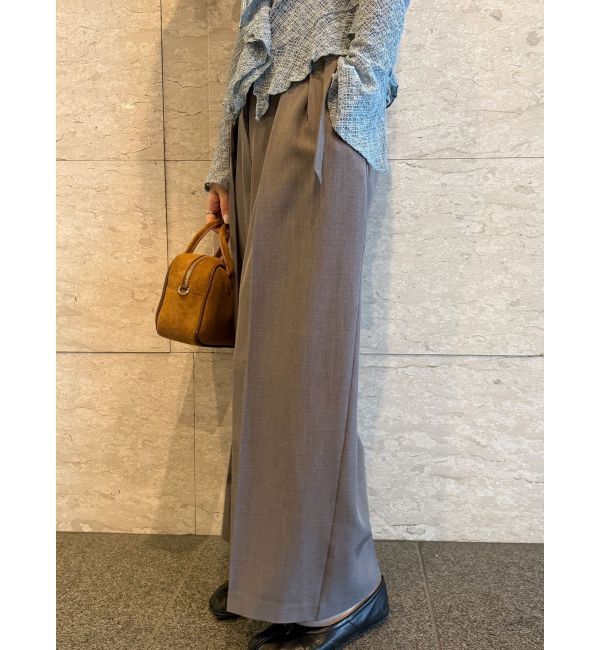 LAGUNAMOON「アシメデザインベルトタックパンツ」|その他|