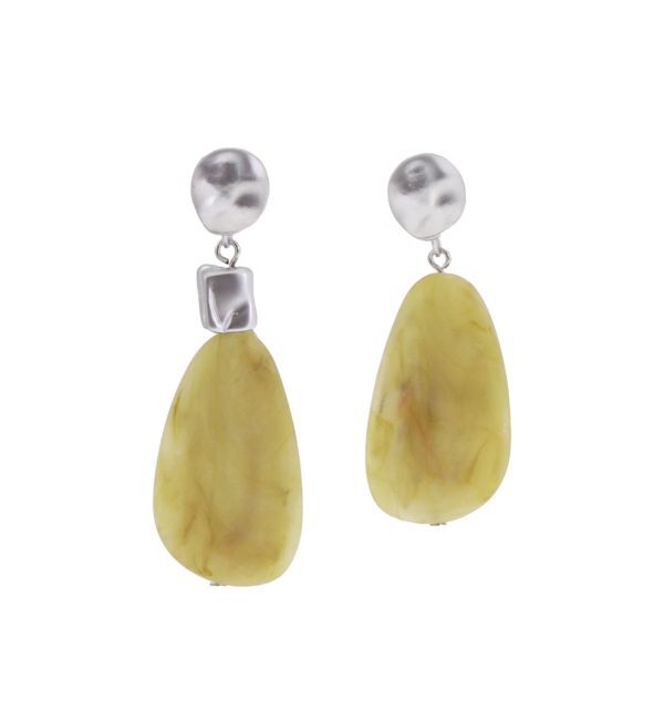 EVRIS「SHELL MOTIFピアス」|ピアス|イエロー