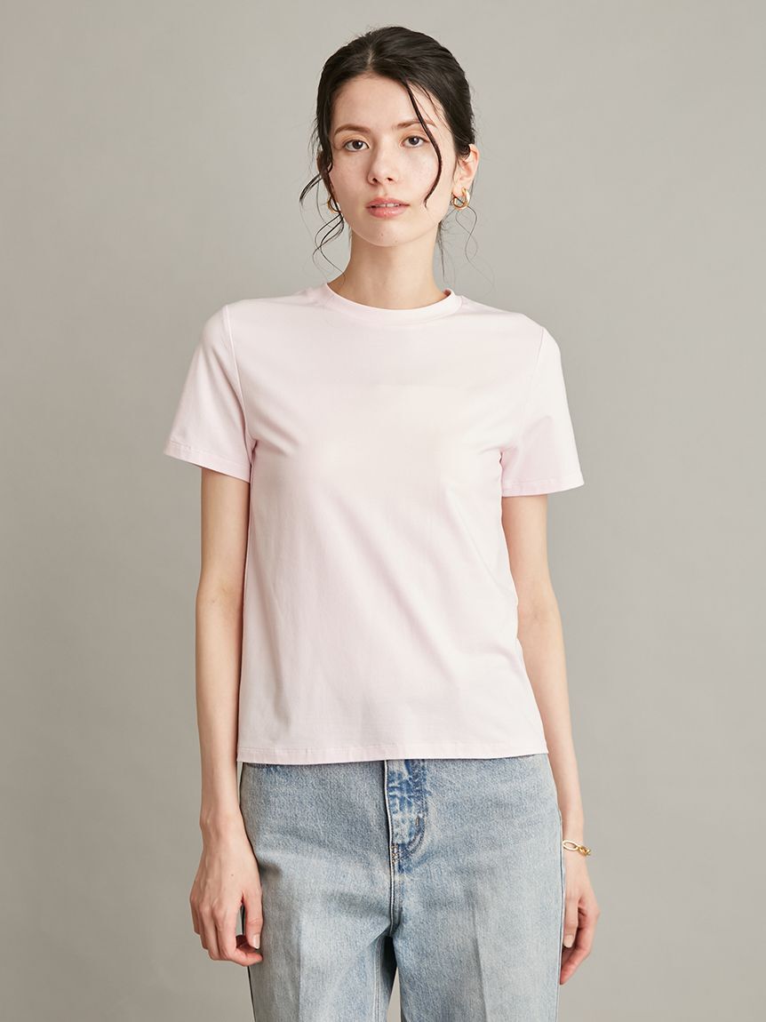 Mila Owen「【接触冷感】【冷感持続】ICEDFABRICコンパクトＴシャツ」|Tシャツ・カットソー|PNK