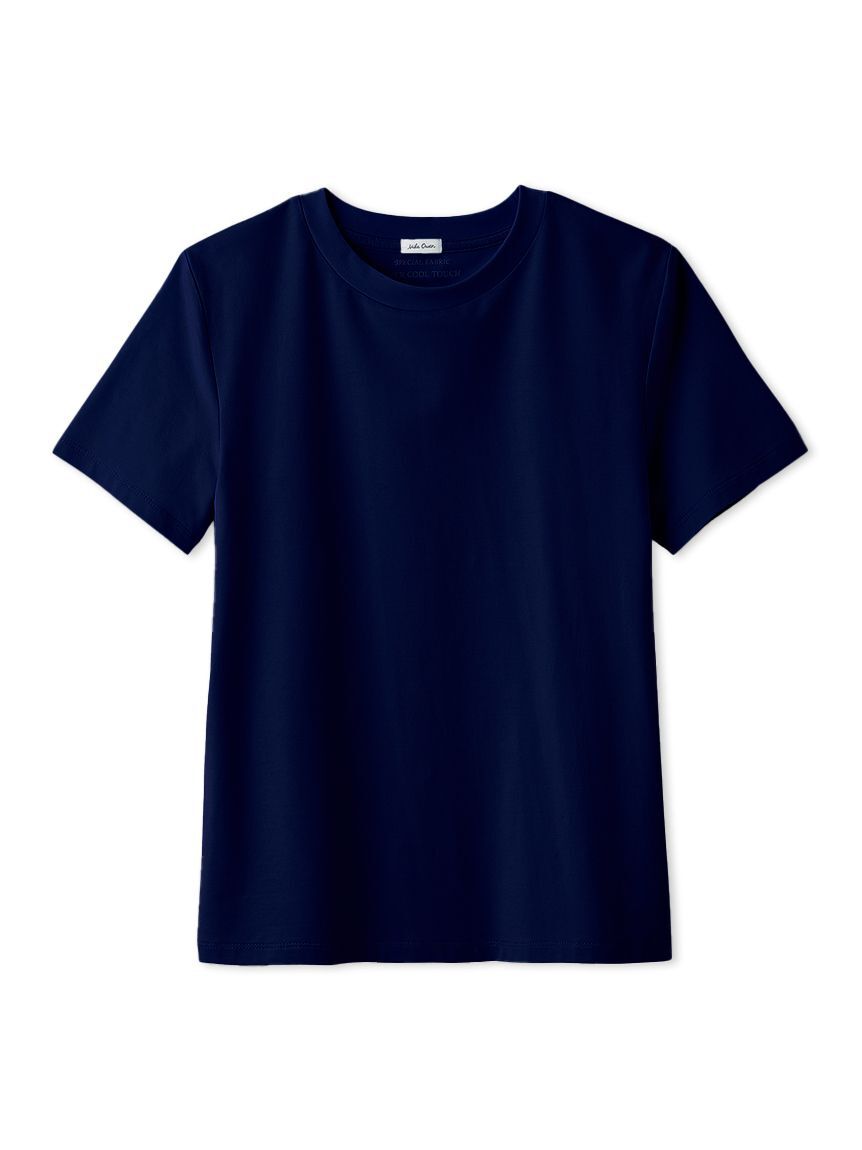 Mila Owen「【接触冷感】【冷感持続】ICEDFABRICコンパクトＴシャツ」|Tシャツ・カットソー|NVY